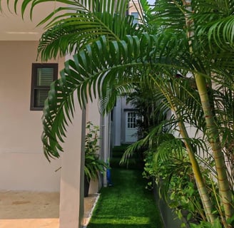 Wonderful outdoor spaces in this Thai Ramintra 34 home for sale