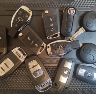Chei auto de la VW, Mercedes, BMW, Fiat – pregătite pentru programare sau copiere