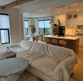 Home owner struggling to keep his house cleaned.