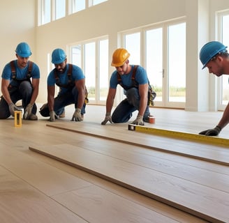 Professional Installation of Wooden Flooring