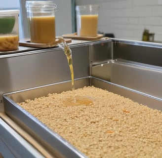 Jarabe de Tapioca, jarabe de avena, jarabe de arroz para fabricar snacks
