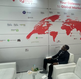 Tanaka Muvezwa at Eurasia Expo: Connecting with Energy Leaders TotalEnergies and Shell.