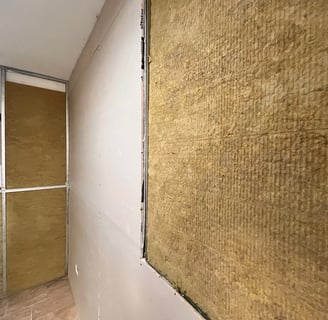 Pared aislante muro para sala de grabaciones sala de ensayo chau ruidos vecinos