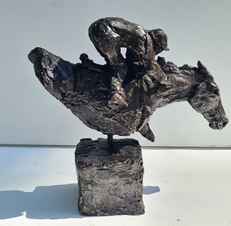 sculptures#cheva#l equestre #animalier# art#course