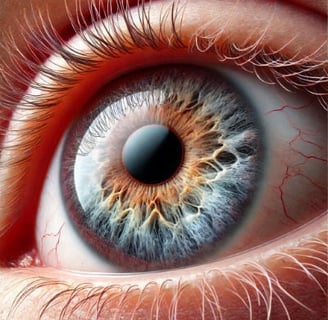 Close-up Human Eye Image and Link to AnatomyMax.com