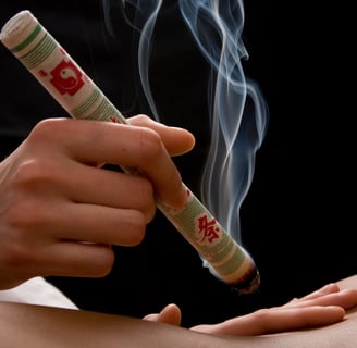 Soins moxibustion