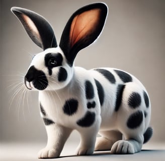 checkered giant rabbit 