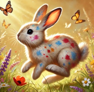 rabbit jumping