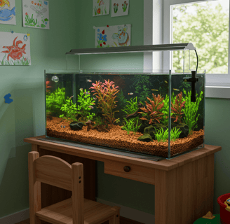 Beneficios acuario para niños