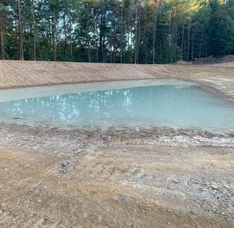 new pond build ponds