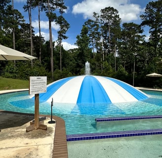 a wet bubble at church camp