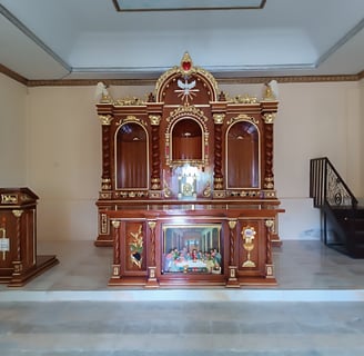 Restauracion Religiosa de muebles religiosos por Kastros, vista central