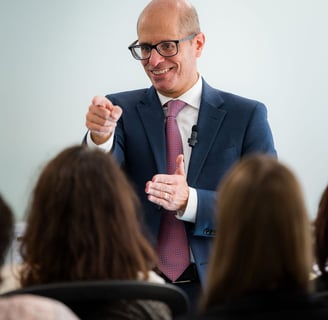 Photo of david D'Arcangelo delivering a speech