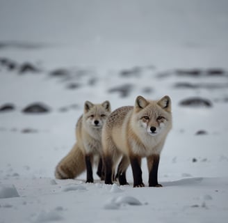 svalbard tilki kutup