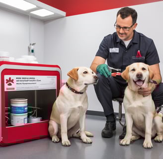 Dog blood bank