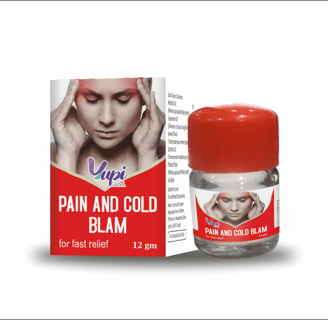 a bottle of pain and cold balm
