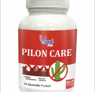 a bottle of pilon care