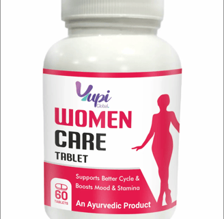 a bottle of woman care