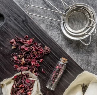 Herbal infusions and natural ingredients for DIY beauty recipes