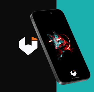 fox technologies logo mockup