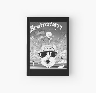 Brainstorm Journal a Great Place to Keep Your Ideas Safe - ideasTMM Designed by Karen Barron