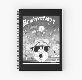 Brainstorm Journal a Great Place to Keep Your Ideas Safe - ideasTMM Designed by Karen Barron