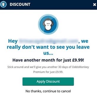 oddsmonkey discount