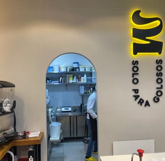 Diseño y decoración para heladería