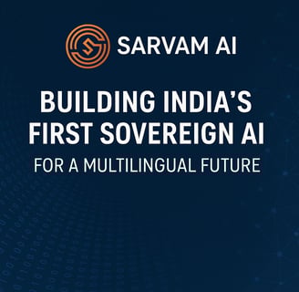 India’s First Sovereign AI for a Multilingual Future