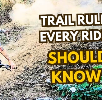 Trail rules every mountain biker should know and follow