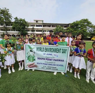South Point English School - CBSE affiliated institution promoting academic excellence.