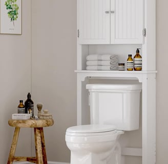 Over the Toilet Storage Shelf
