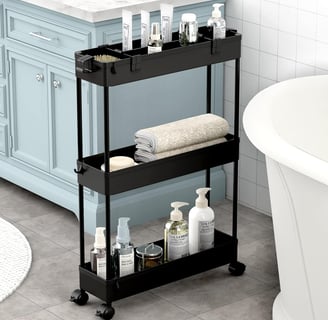 rolling cart for bathroom