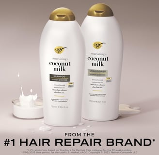 OGX Nourishing + Coconut Milk Shampoo & Conditioner