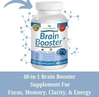 Brain Booster supplement ad