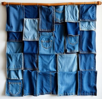 Denim Wall Art