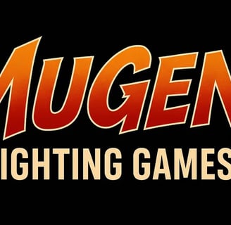 a mugen fighting games logo