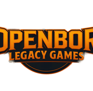 a logo for the OpenBoR Legacy Games
