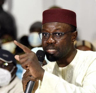 Le Premier Ministre sénégalais, Ousmane Sonko