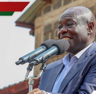 Vice-président kenyan Rigathi Gachagua