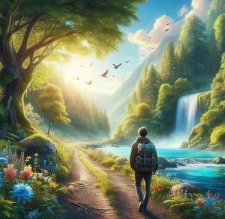 Conexão com a natureza.