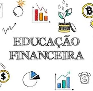 Imagem ilustrativa escrito Educação Financeira
