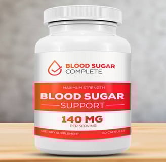 a bottle of blood sugar complete