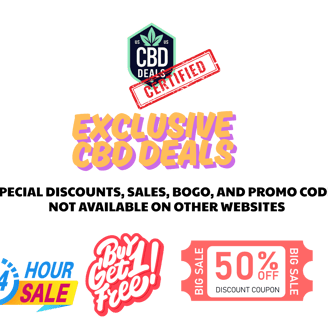 exclusive cbd deals special discounts sales bogo promo codes
