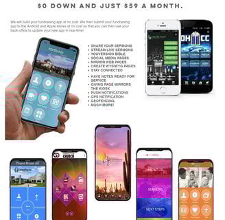custom built church app