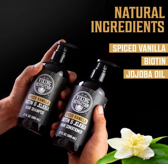 Shampoo and conditioner for men viking revolution