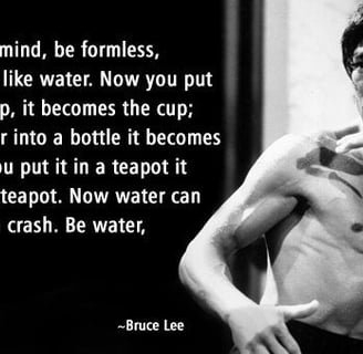 bruce leer way quote about being a water buffalo