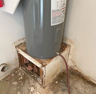 Water Damage from water heater