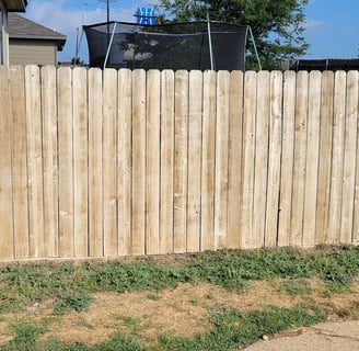 Fence cleaning