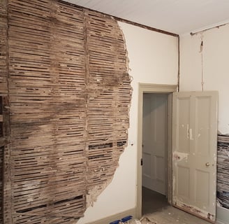 Lath and plaster